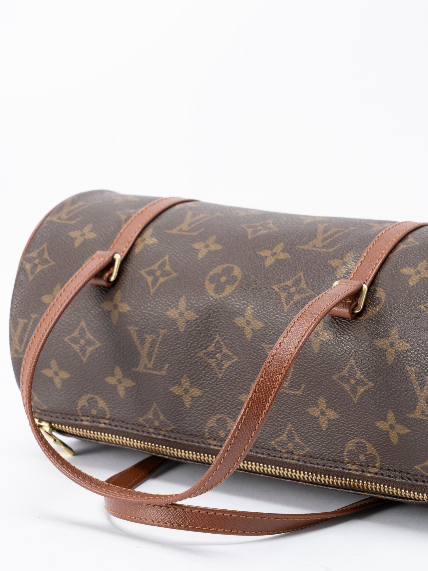 ルイ・ヴィトン M51366 パピヨン26 ハンドバッグ モノグラムキャンバス ブラウン ゴールド金具