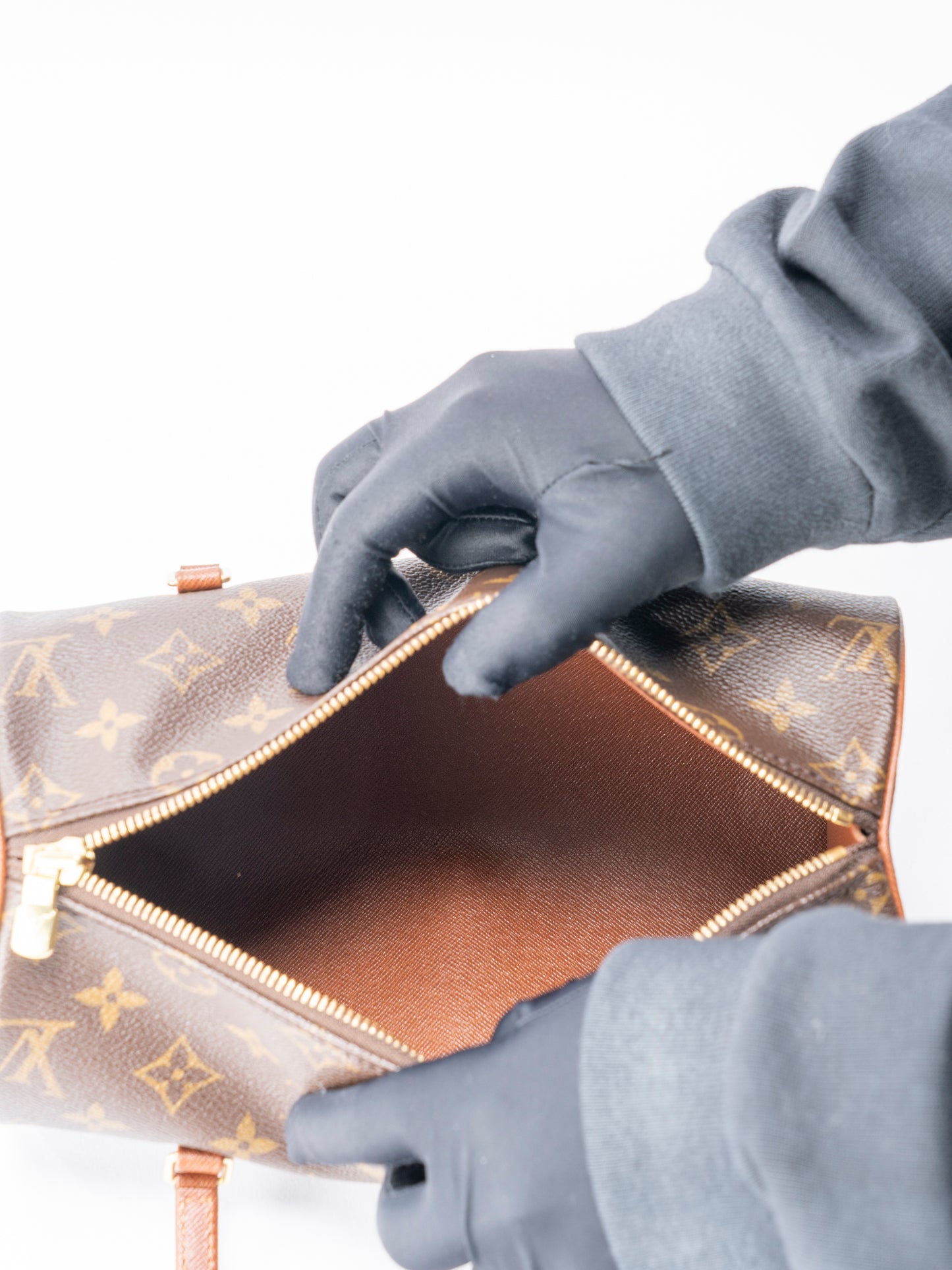 ルイ・ヴィトン M51366 パピヨン26 ハンドバッグ モノグラムキャンバス ブラウン ゴールド金具