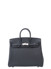 Hermès Birkin 25 Handbag K Stamp: 2025 Togo Black 89 Silver Hardware Brand New
