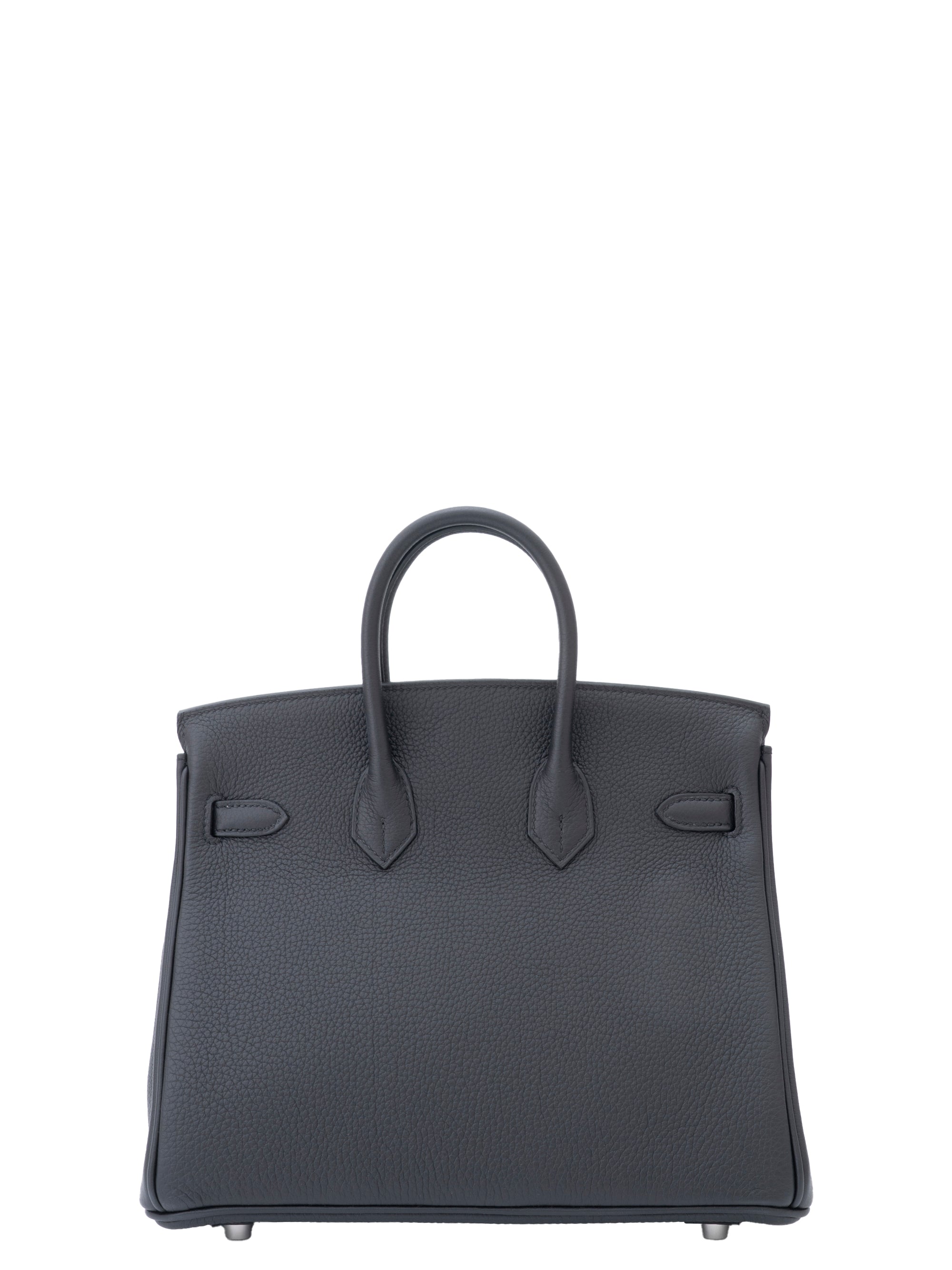 Hermès Birkin 25 Handbag K Stamp: 2025 Togo Black 89 Silver Hardware Brand New