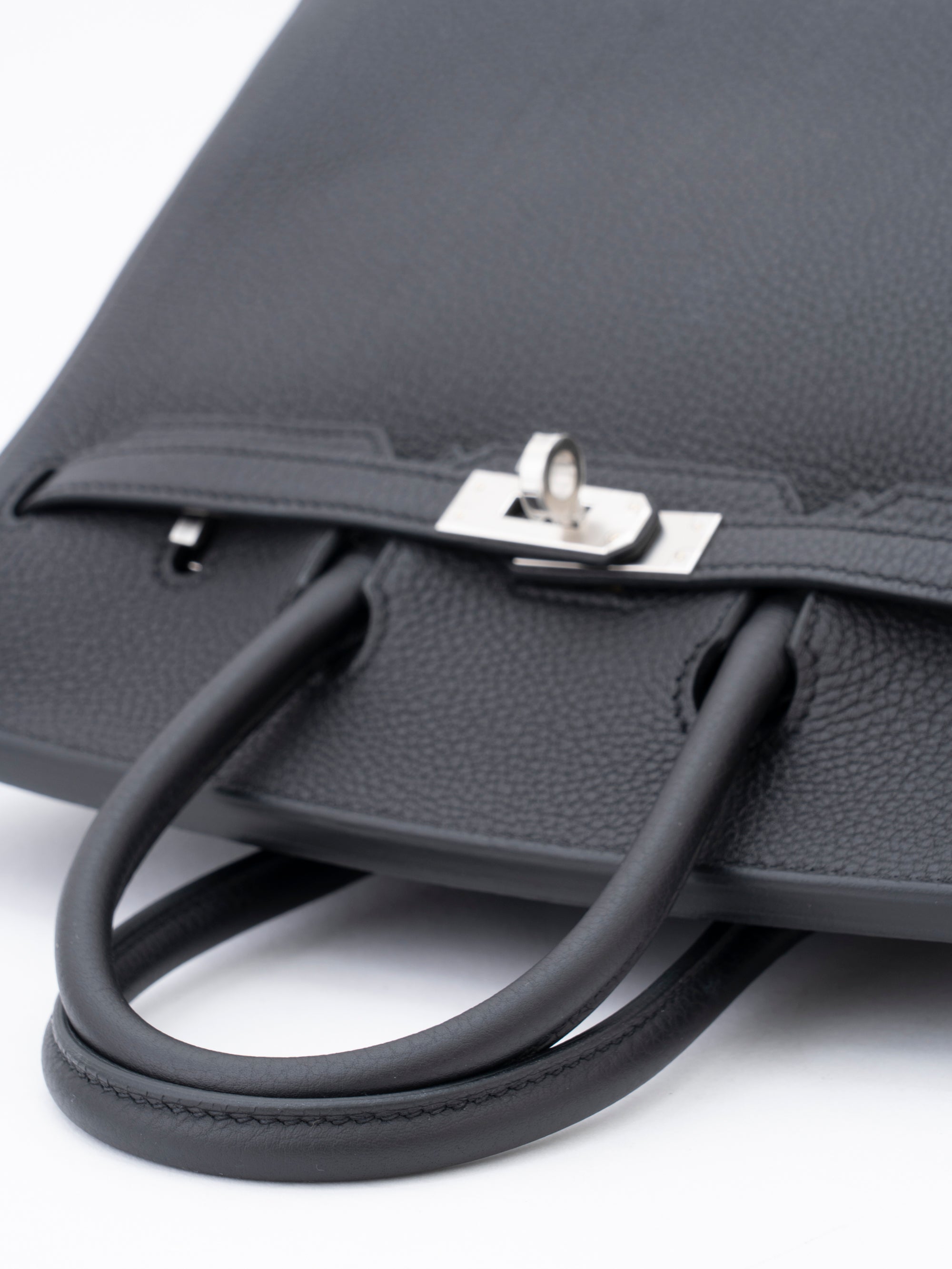 Hermès Birkin 25 Handbag K Stamp: 2025 Togo Black 89 Silver Hardware Brand New