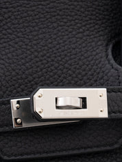Hermès Birkin 25 Handbag K Stamp: 2025 Togo Black 89 Silver Hardware Brand New