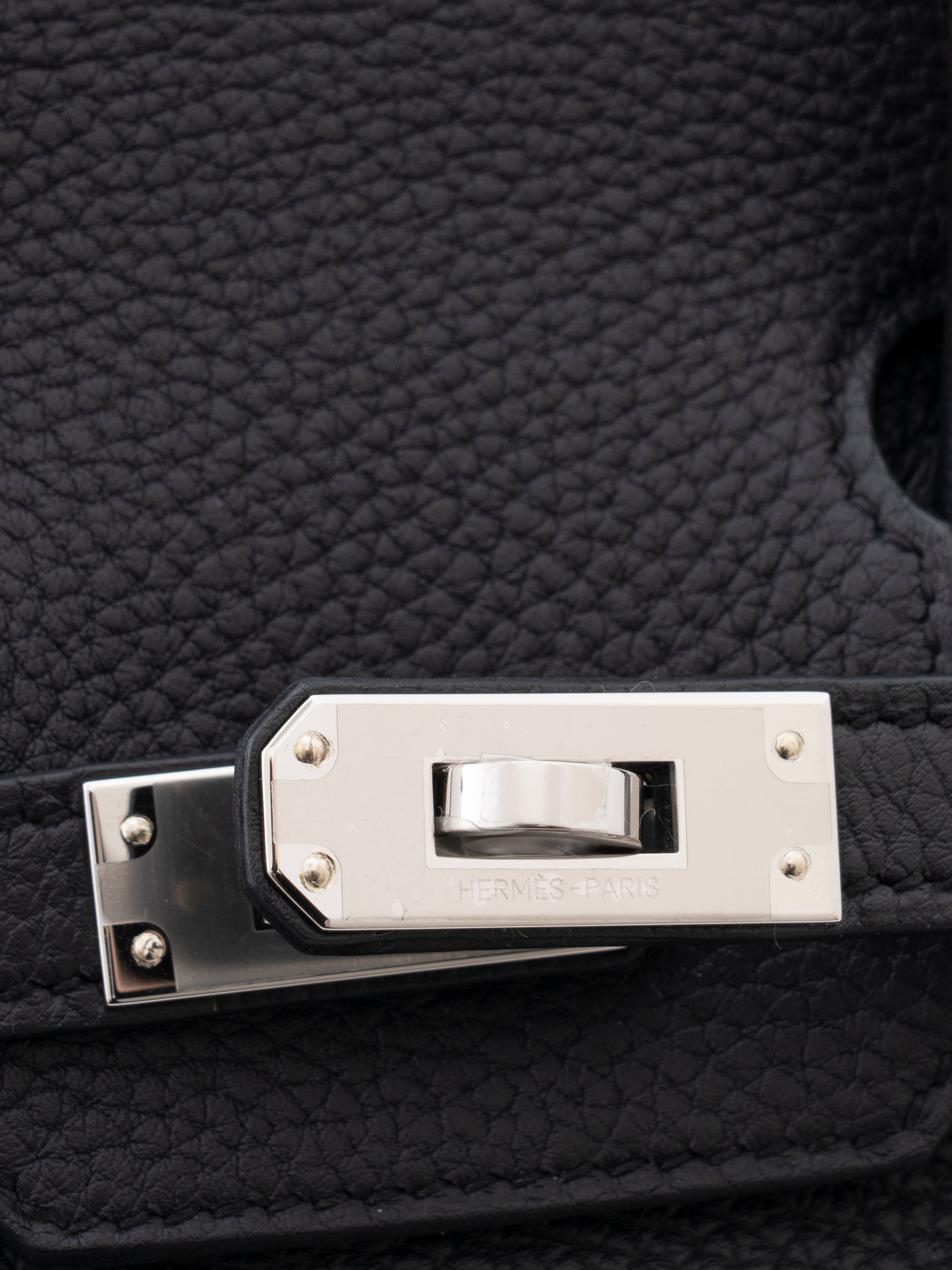 Hermès Birkin 25 Handbag K Stamp: 2025 Togo Black 89 Silver Hardware Brand New
