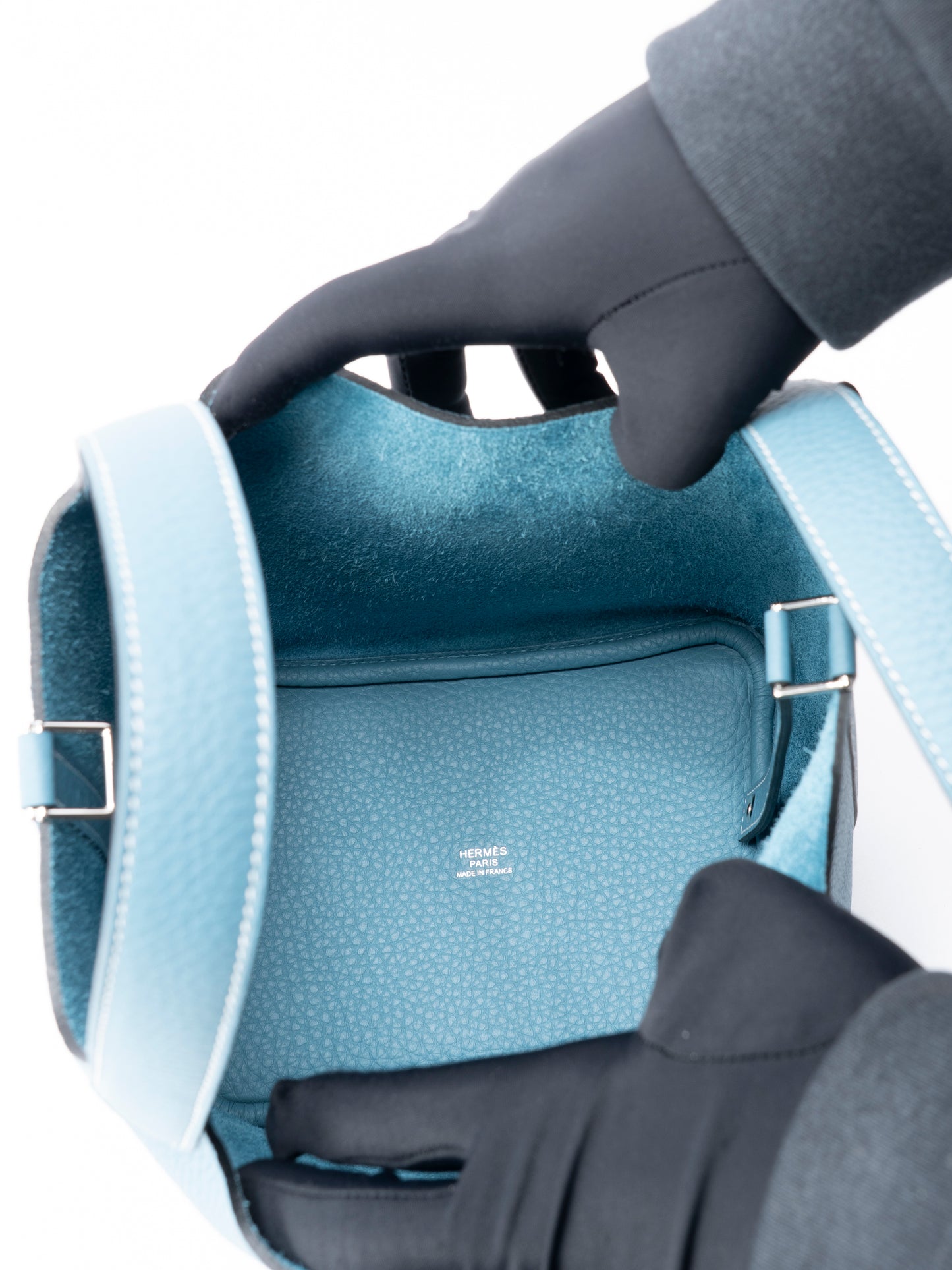 エルメス ピコタンロックPM バンドバッグ K刻:2025年 トリヨンクレマンス ニューブルージーンD2 シルバー金具 新品