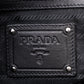 プラダ ショルダーバッグ  レザー ブラック シルバー金具