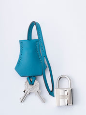 Hermès Birkin 25 Handbag, R Stamp (2014), Veau Swift, Turquoise 7B, Silver Hardware