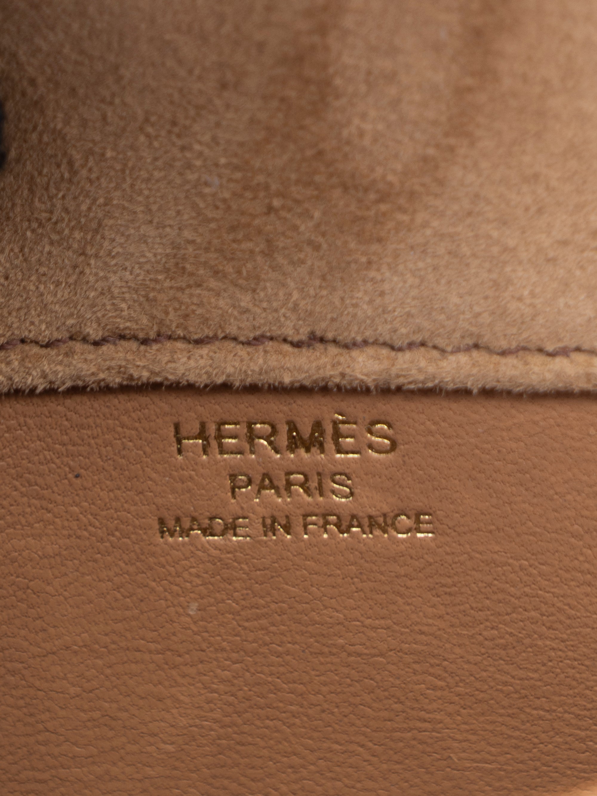 Hermès Kelly Élan Shoulder Bag, Stamp K: 2025, Suede, Ocre 3H, Gold Hardware
