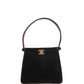Chanel Double Face Cocomark Handbag Velor Dark Brown