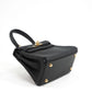 Hermes Rare Mini Kelly 2WAY Shoulder Bag H: 2004 Gold Hardware Togo Leather Black
