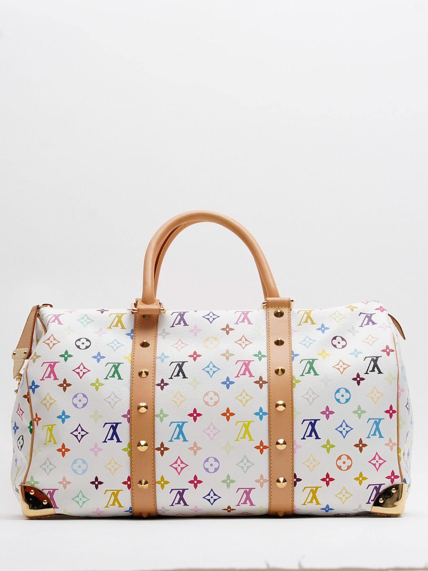 Louis Vuitton Keepall Boston Handbag M92641 Canvas Multicolor