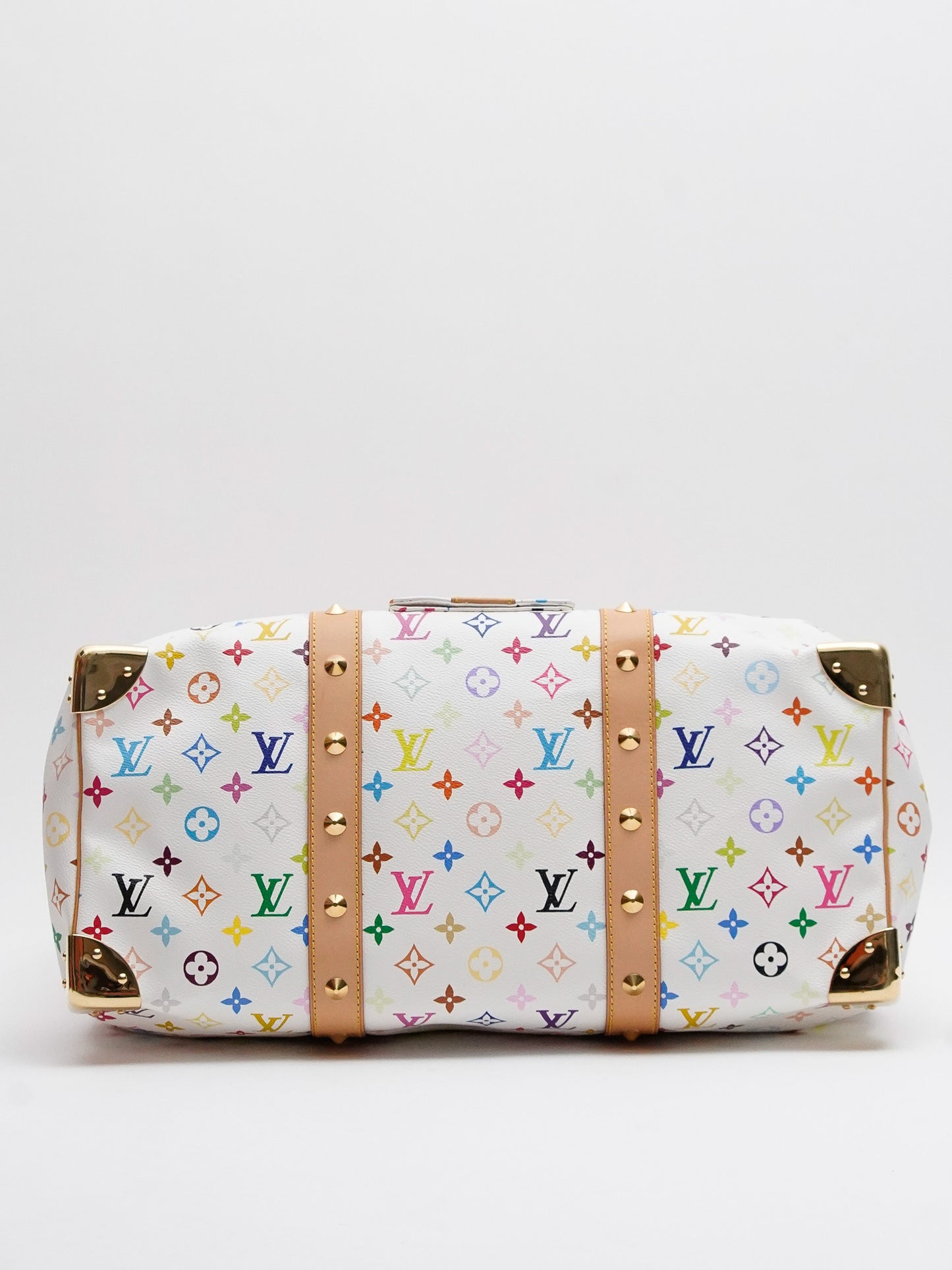 Louis Vuitton Keepall Boston Handbag M92641 Canvas Multicolor