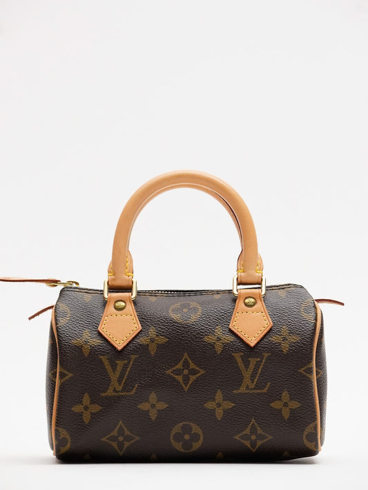 Louis Vuitton Mini Beedie Handbag Canvas Monogram