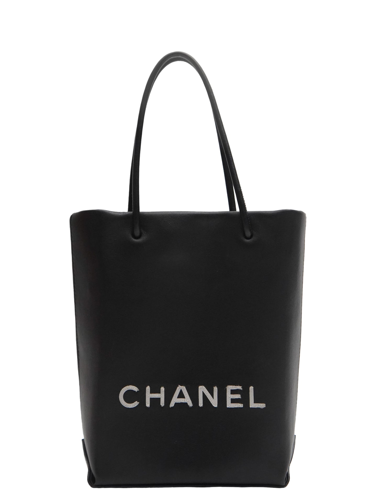 Chanel Essential Tote Bag Leather Calf Black