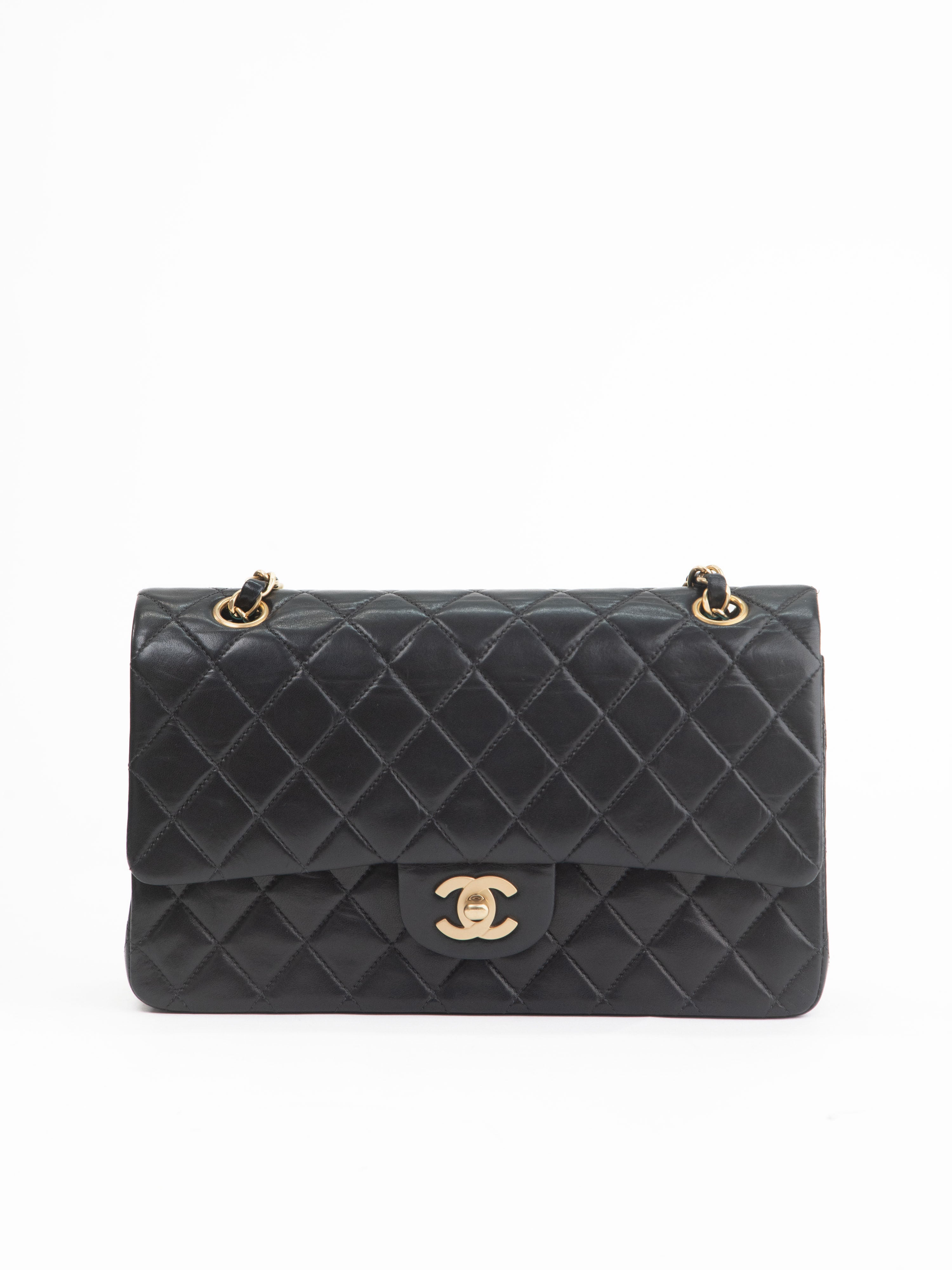 Chanel black chain shoulder bag hot sale