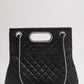 Chanel Chanel 31 Line Matelasse Pearl Shoulder Bag Lambskin Black