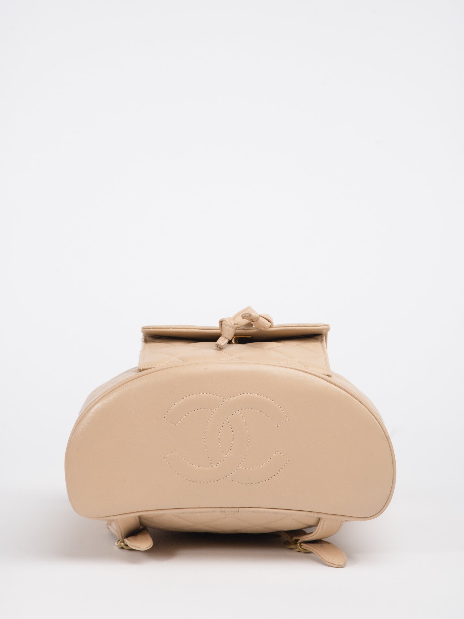 Chanel Matelasse Backpack Rucksack Lambskin Beige – Paradise vintage