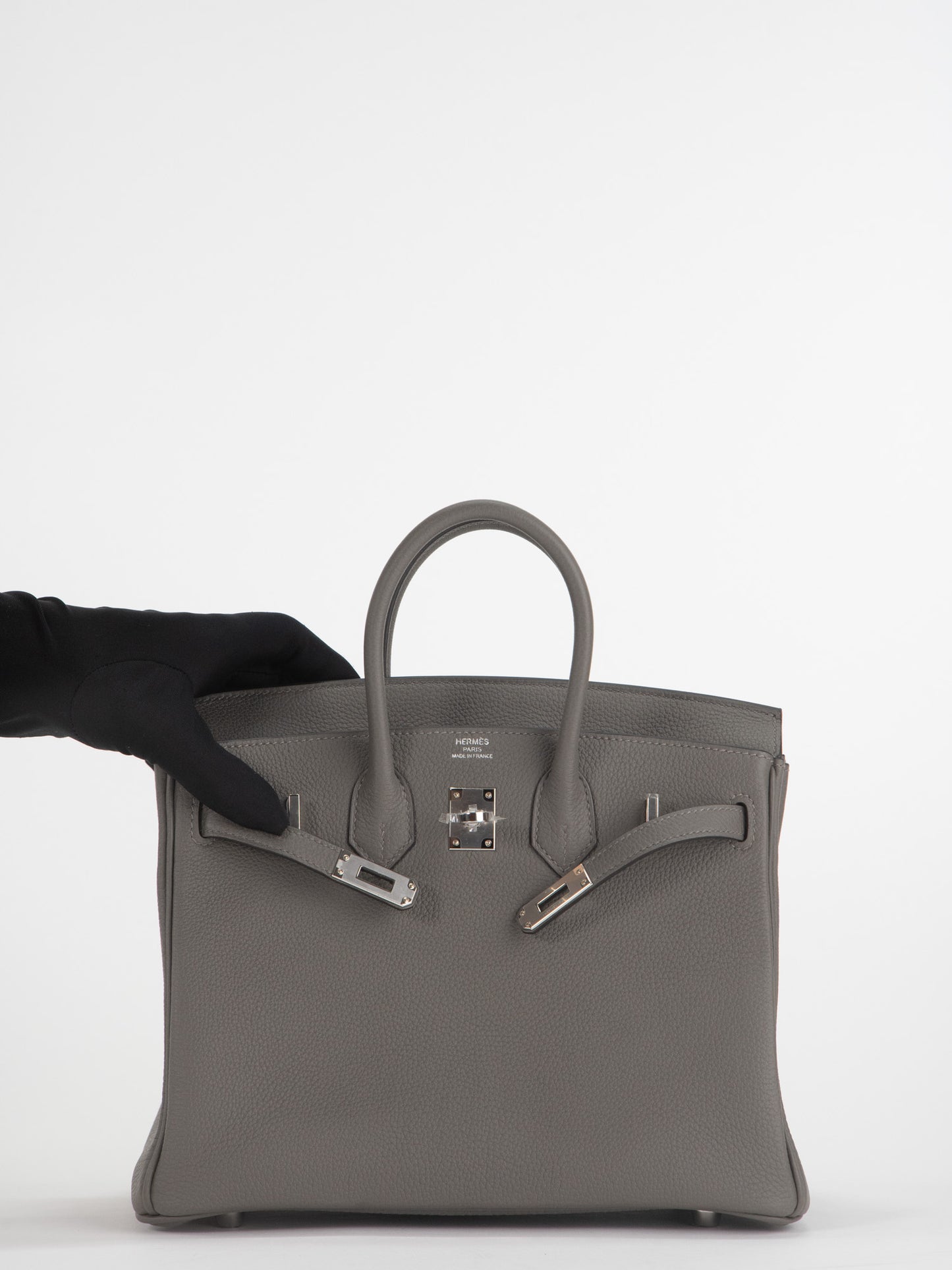Hermès 2023 Togo Birkin 25 - Grey Handle Bags, Handbags - HER567907