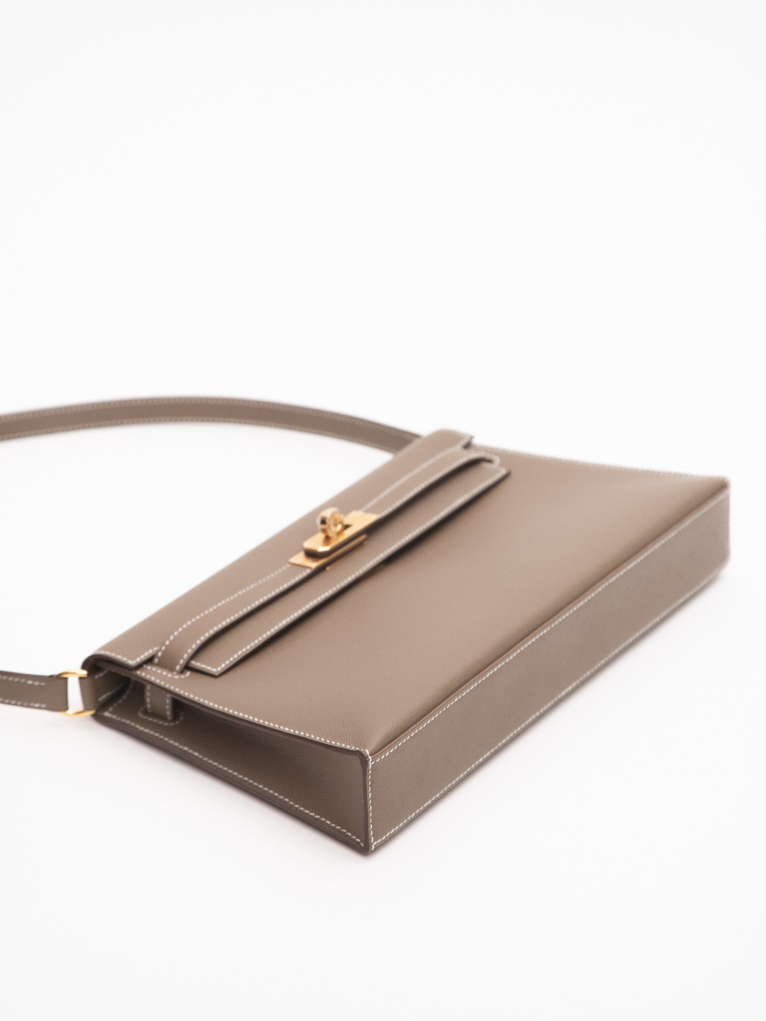 Hermes New Kelly Elan Shoulder Bag B:2023 Gold Hardware Madame