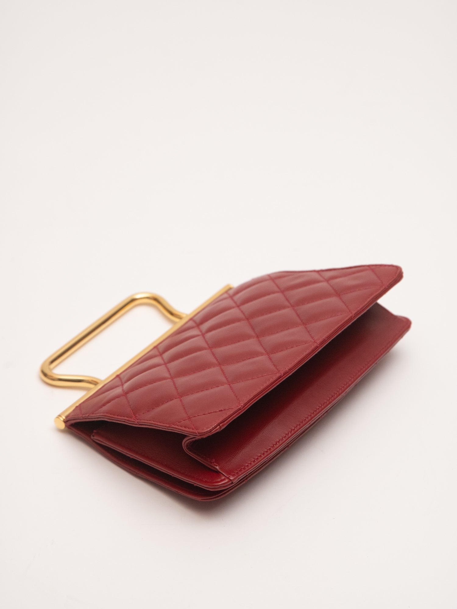 Chanel - Red Quilted Lambskin Coin Purse