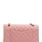 Chanel Classic Flap Matelasse Chain Shoulder Bag Caviar Skin Pink Sakura Pink