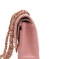 Chanel Classic Flap Matelasse Chain Shoulder Bag Caviar Skin Pink Sakura Pink