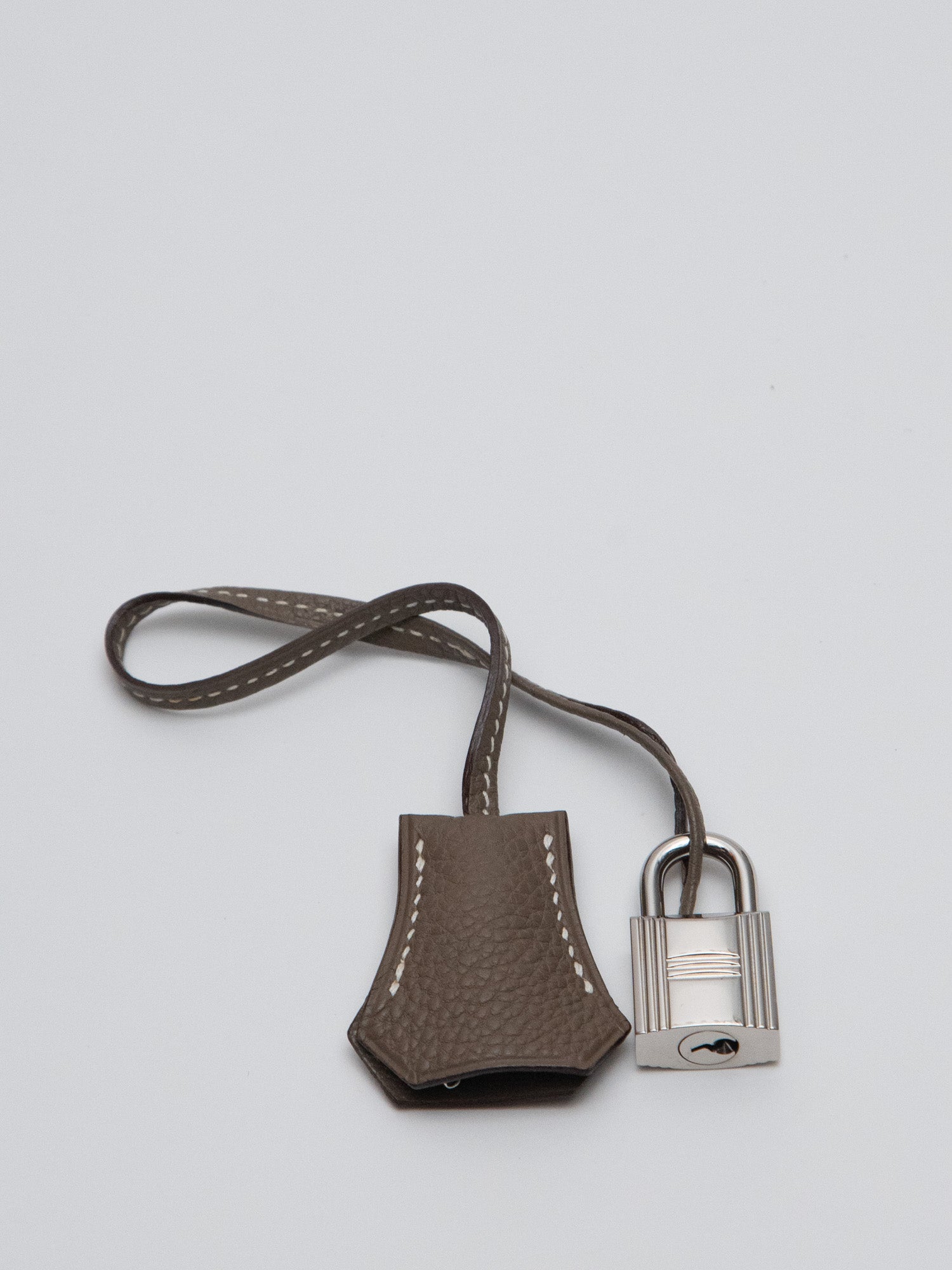 Hermes Birkin 35 Handbag A:2017 Togo Silver Hardware Etoupe grey