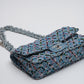 CHANEL Limited Matelasse Robot Charm Chain Shoulder Bag Denim Multicolor Blue