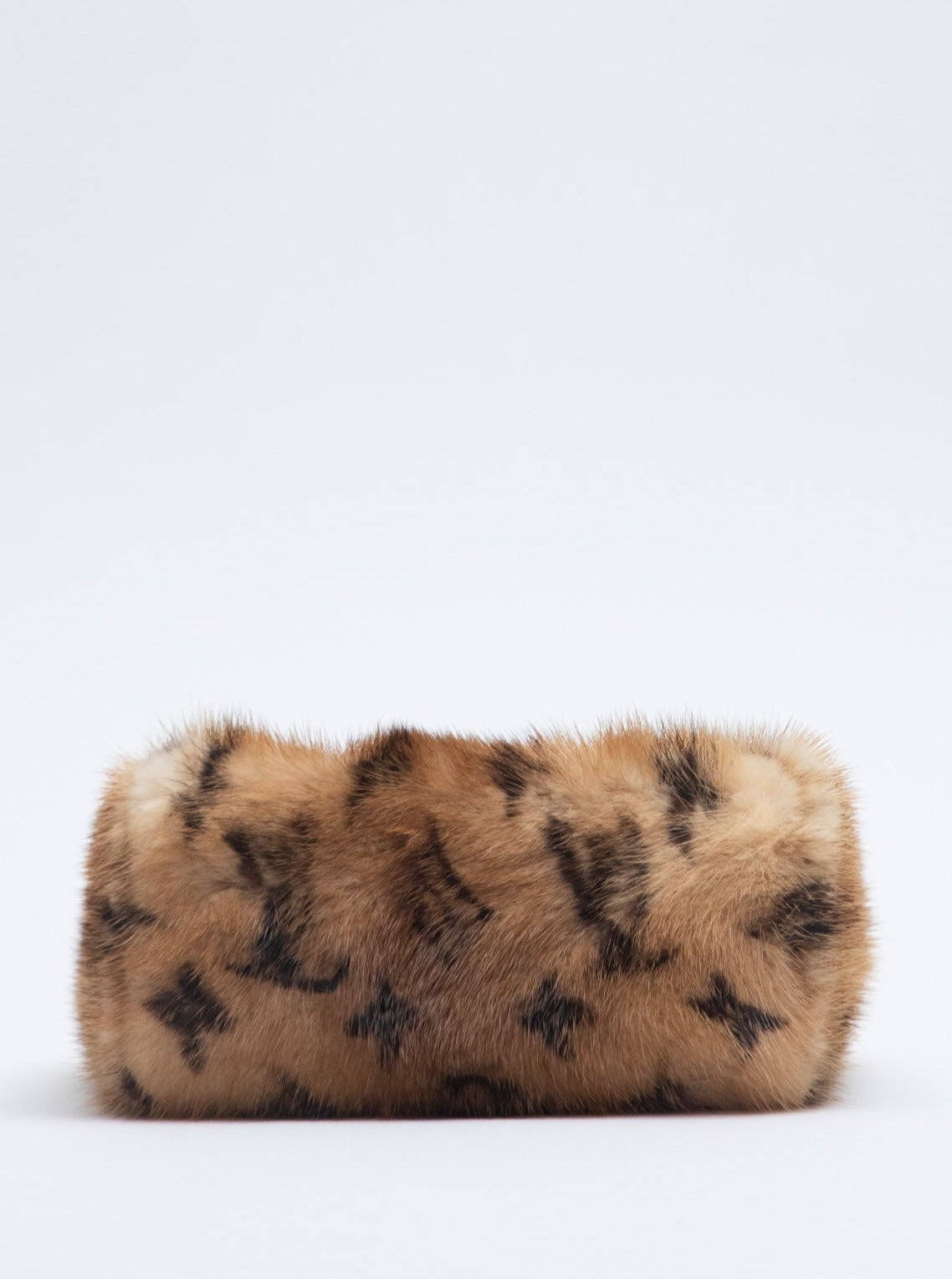 Louis Vuitton Limited M92703 Mini Papillon Handbag Mink Fur Monogram