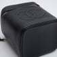 Chanel Cocomark Vanity Bag Cosmetic Box Caviar Skin Black