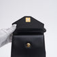 Chanel Turnlock Mini Handbag Leather Calf Dark Blue Gold Hardware