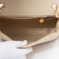 Chanel Matelasse Chain Shoulder Bag Caviar Skin Ivory Gold Hardware