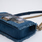 Chanel Limited LeBoy Boy Shoulder Bag Patchwork Denim Blue