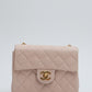 <tc>Chanel Mini Flap Shoulder Bag Lambskin Light pink Sakura pink Gold Hardware</tc>