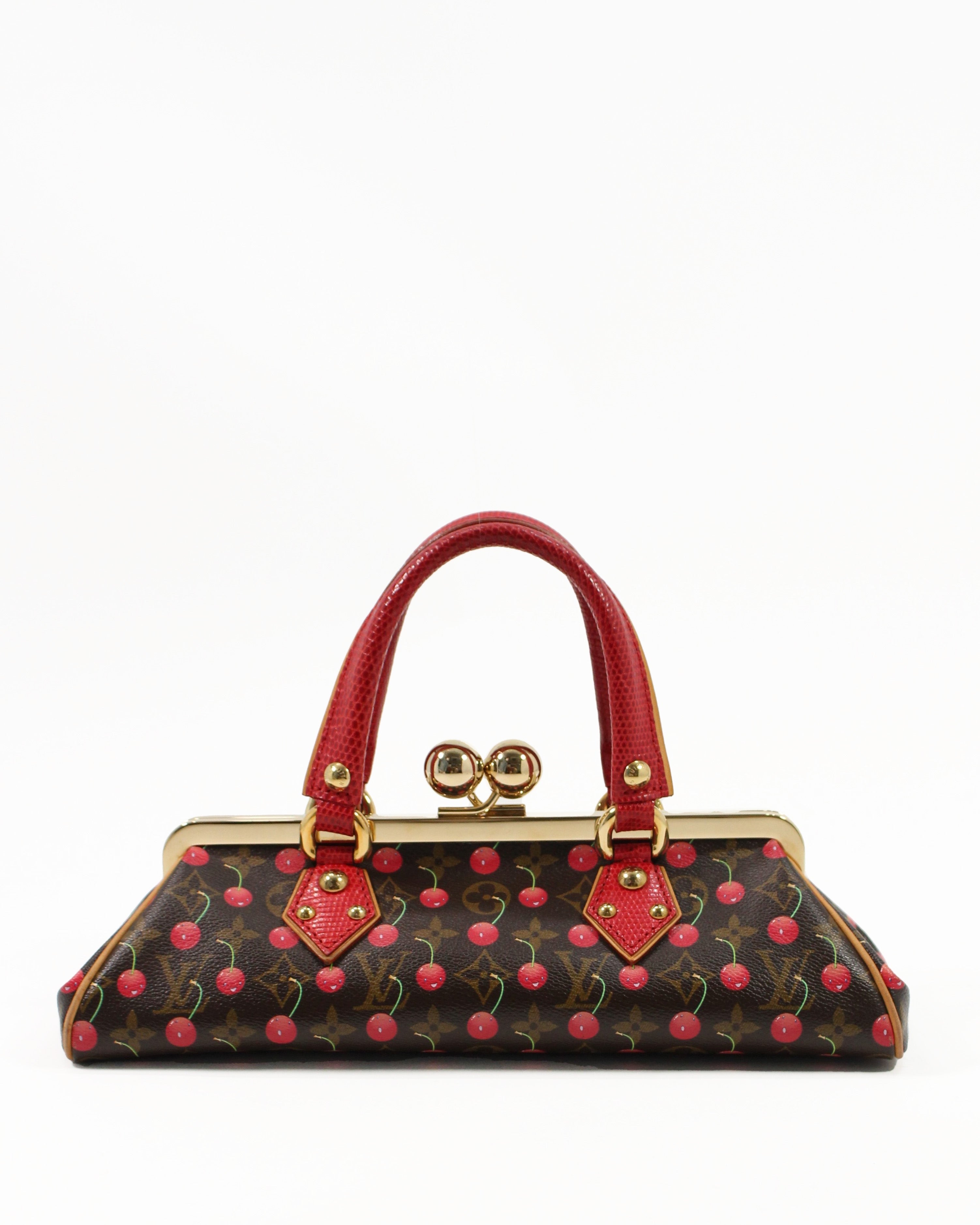 Louis Vuitton x Takashi Murakami Cherry Handbag M95002 Monogram 