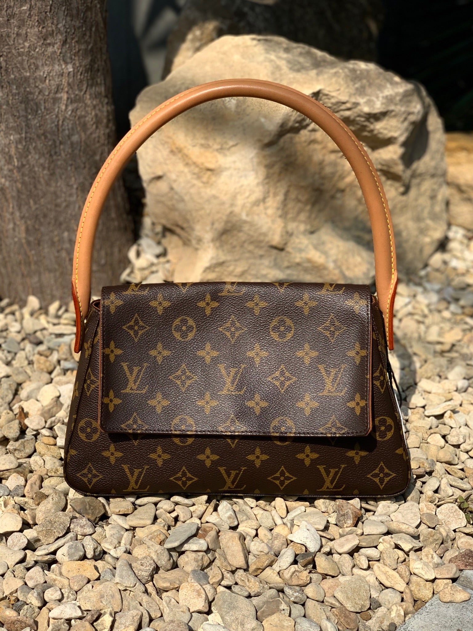 ショルダーバッグブランド【本物保証】 ルイヴィトン LOUIS VUITTON モノグラム プロムナード ショルダーバッグ 希少 レア ヴィンテージ M51114