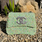Chanel Cocomark Chain Handbag Tweed Light Green